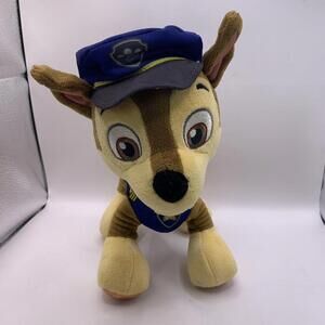 CHASE Paw Patrol 10" Stuffed Plush Dog Toy 2015 Nickelodeon Spin Master​​